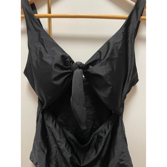 New One Piece Front Tie Swimsuit - Picture 4 of 4